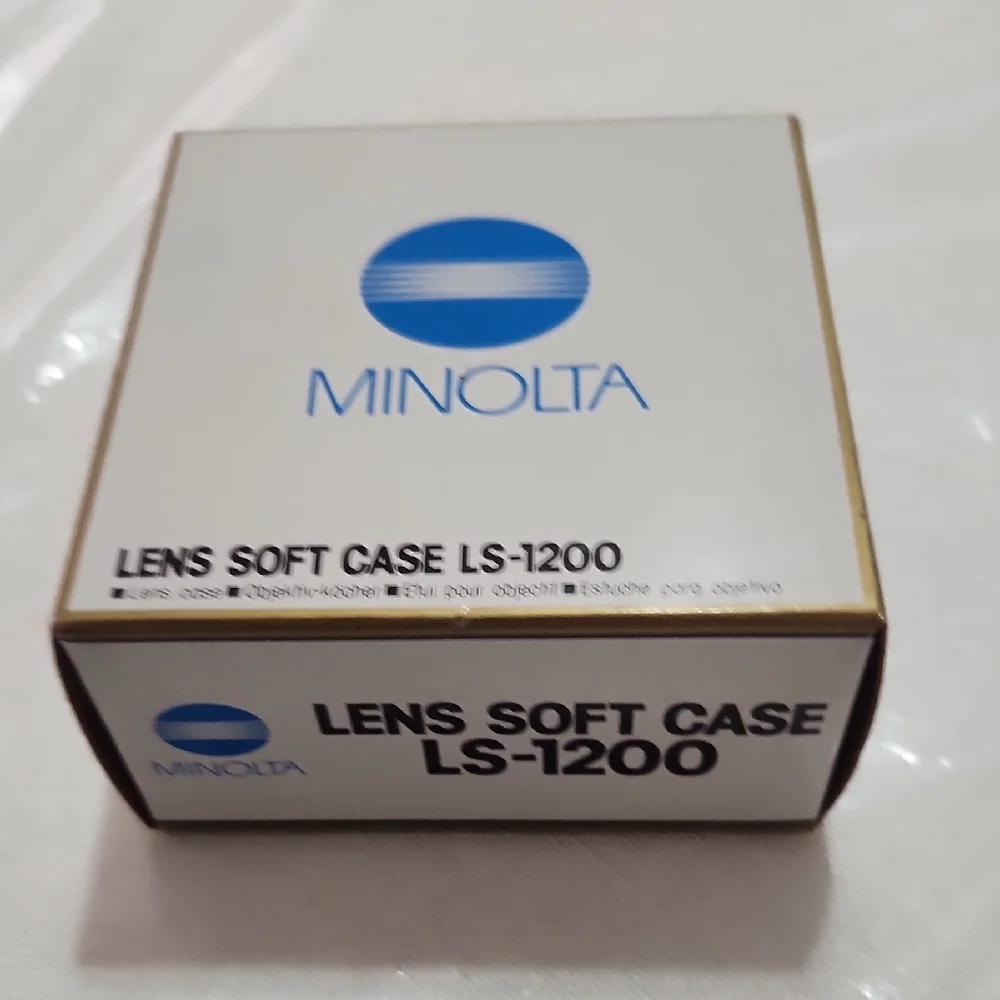 Camera lens case pouch sleeve soft Collapsible SLR Minolta LS 1200 ALL MODELS